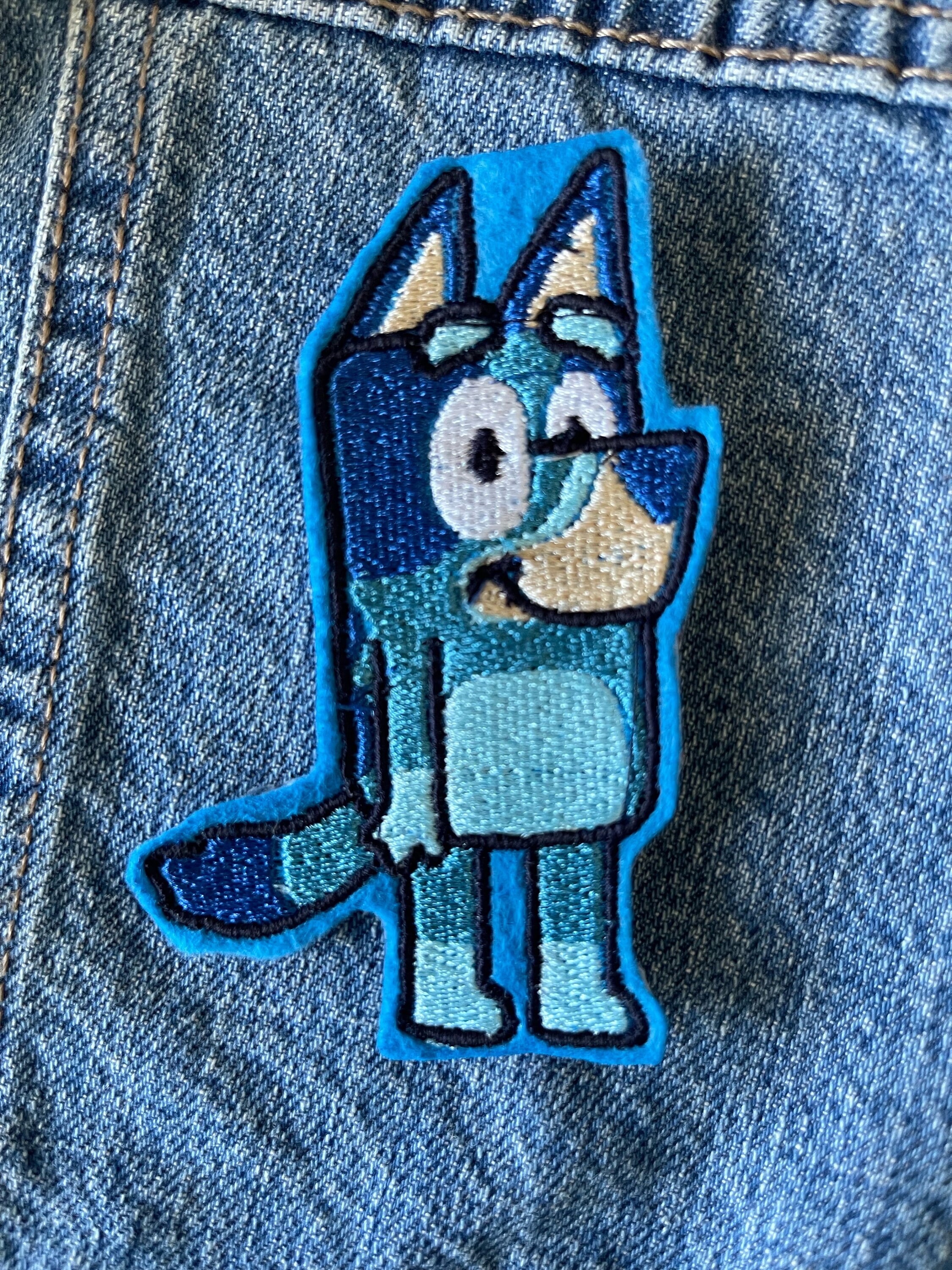Bluey Family Pack Iron on Embroidered Patch Etsy
