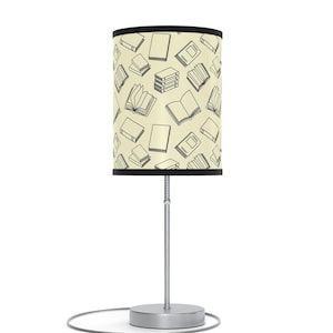 Book Lover-lamp: decoratieve tafelverlichting met boekprint