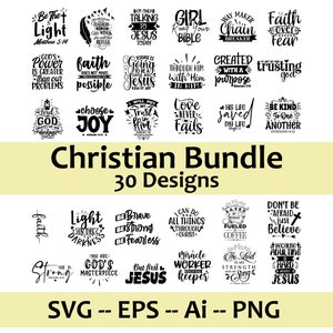 Christian Quotes Bundle SVG