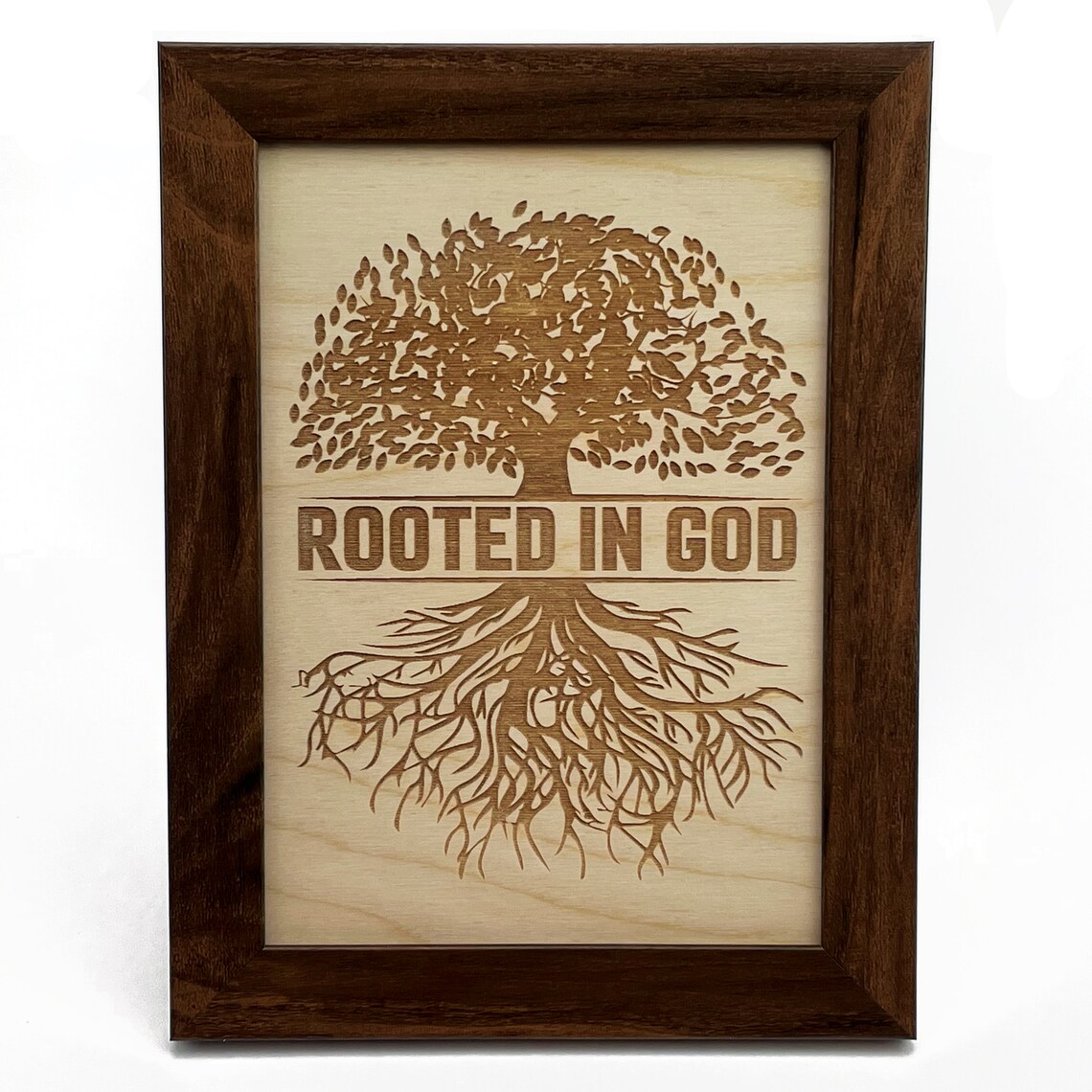 Rooted Sign Rooted in God Sign Christian Sign Farmhouse Christian Sign Religious ...