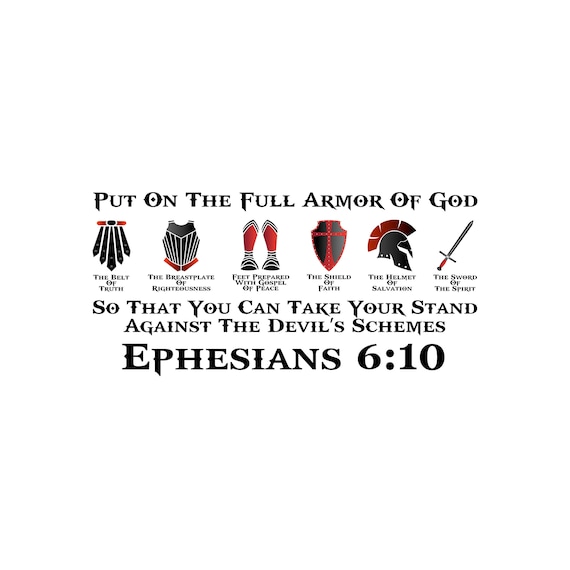 Armor Of God SVG: Religious Christian Design (Digital Files)