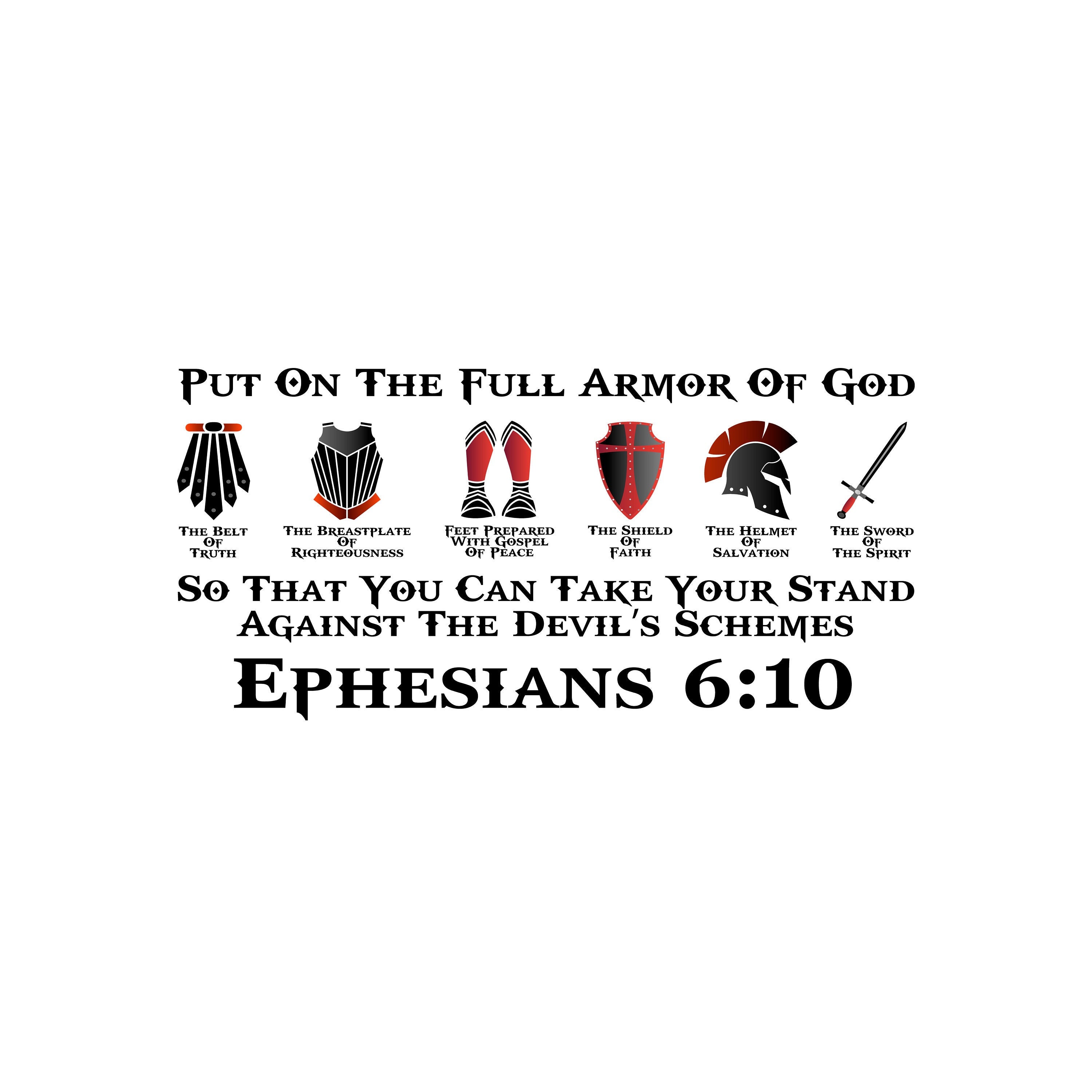 Armor Of God SVG: Religious Christian Design (Digital Files)