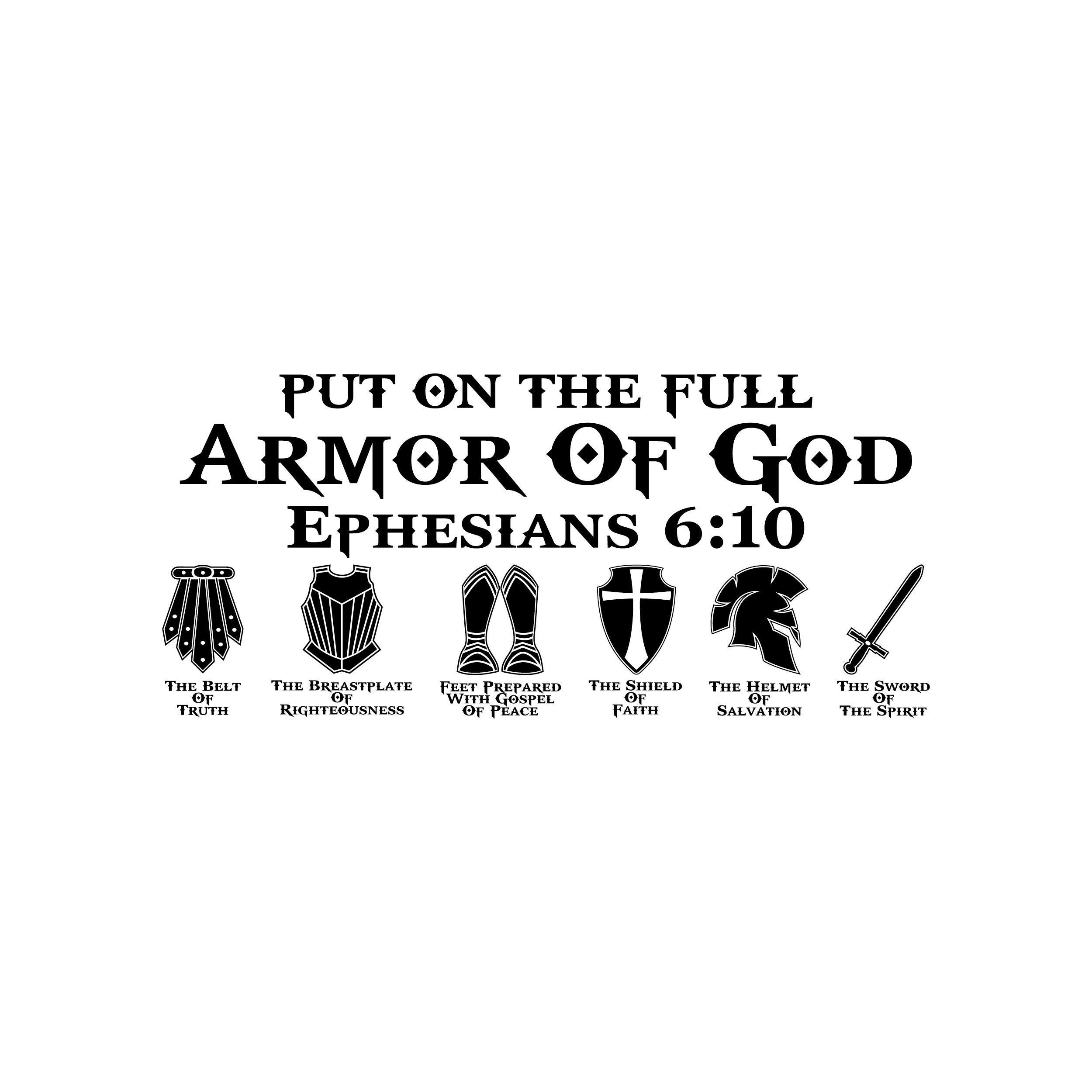 Armor of God SVG Armor of God Printable Christian SVG Etsy Sweden