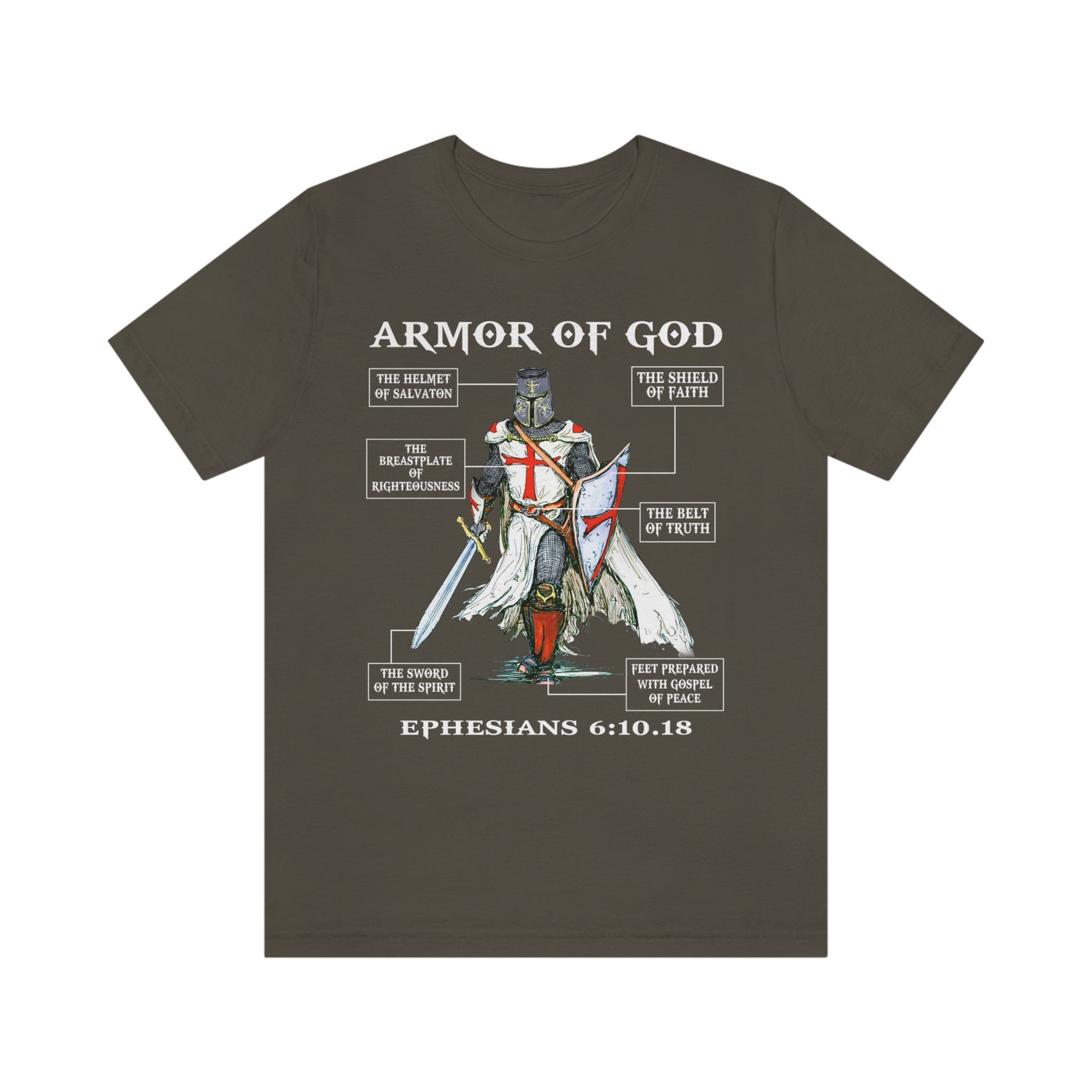 Armor of God T Shirt - Etsy