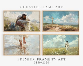 Christian Frame TV Art, Easter Religious Decor (Digital Download)