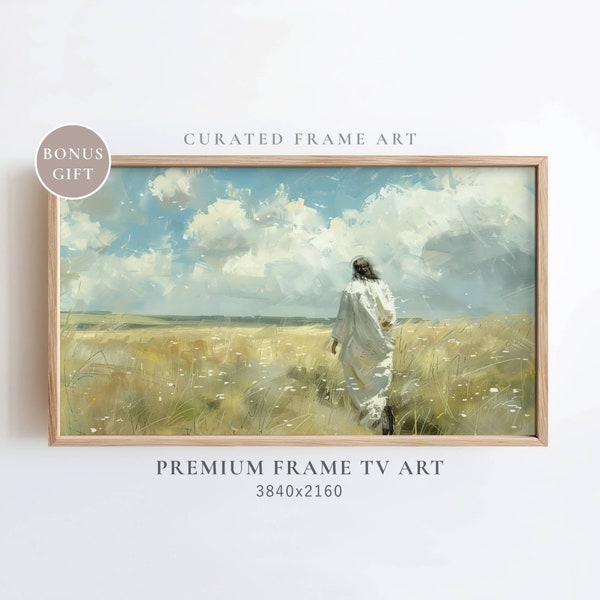 Samsung Frame TV Art Pâques, Jesus Christ Frame TV, Il est ressuscité, Art religieux pour la télévision, Téléchargement immédiat, Papier peint pour la télévision, Décoration chrétienne, Bible 4K