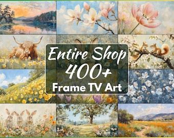 400+ Vintage Art, Samsung Frame TV Art Collection (Digital Download)