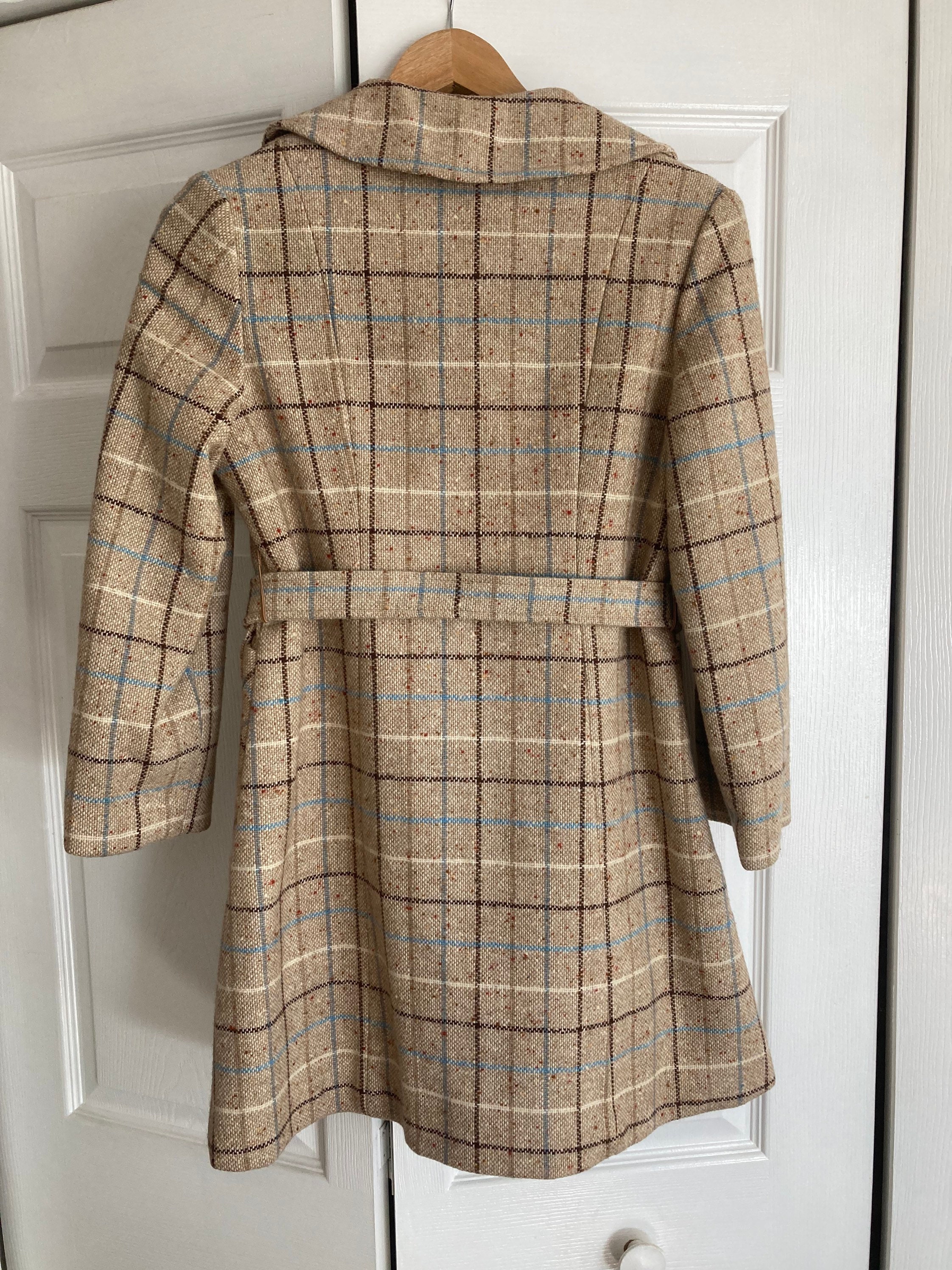 Vintage ILGWU Pea Coat With Belt Etsy