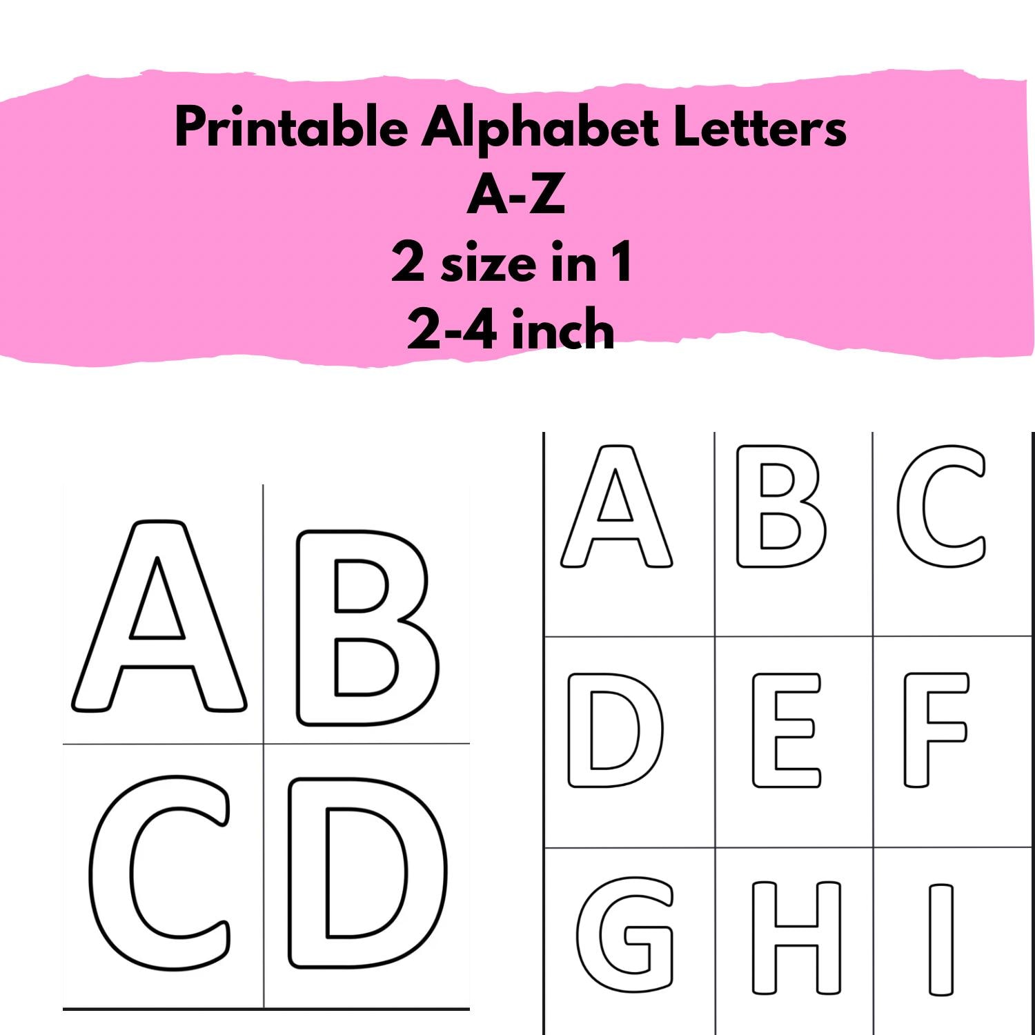 Large Letter Stencils 24 Inch