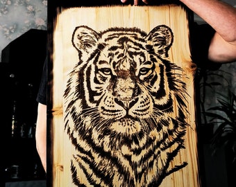 Elegant Woodburning Home Decor | Pyrography | Handcrafted Art| Unique Gifts