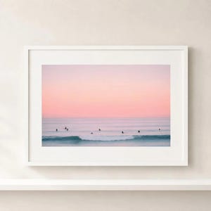 Fine Art Coastal Surf Print - Vintage California Beach House - Ocean Wall Art - Photography Print Home Decor Bild 6