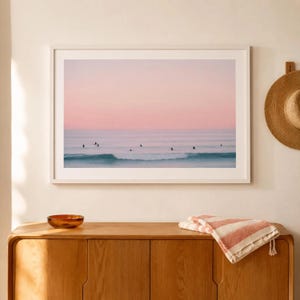Fine Art Coastal Surf Print - Vintage California Beach House - Ocean Wall Art - Photography Print Home Decor Bild 9