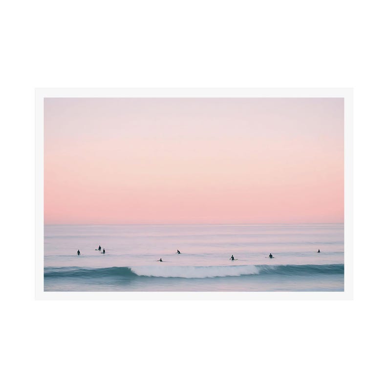 Fine Art Coastal Surf Print - Vintage California Beach House - Ocean Wall Art - Photography Print Home Decor Bild 4