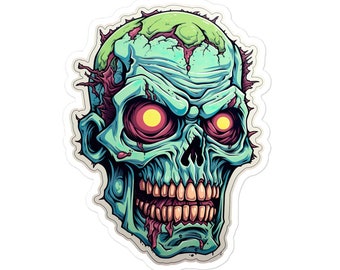 Zombie Hunter Killer Gamer Commedia Divertente Nero Vinile Decalcomania