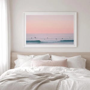 Fine Art Coastal Surf Print - Vintage California Beach House - Ocean Wall Art - Photography Print Home Decor Bild 5