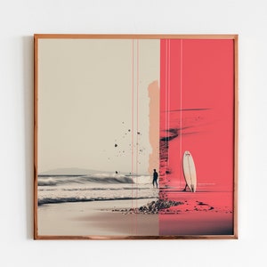 Surfing Elegance - Matte Vertical Posters - Surfing Poster