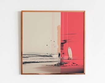 Surfing Elegance - Matte Vertical Posters - Surfing Poster