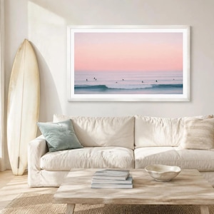 Fine Art Coastal Surf Print - Vintage California Beach House - Ocean Wall Art - Photography Print Home Decor Bild 3