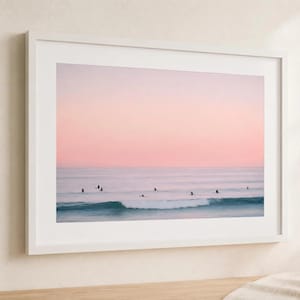 Fine Art Coastal Surf Print - Vintage California Beach House - Ocean Wall Art - Photography Print Home Decor Bild 14