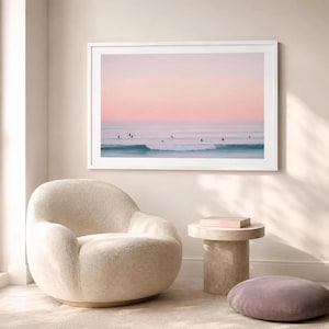 Fine Art Coastal Surf Print - Vintage California Beach House - Ocean Wall Art - Photography Print Home Decor Bild 8