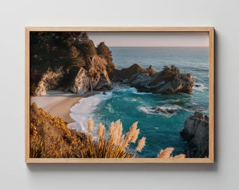 McWay Falls Photography Print – Big Sur Coastal Landscape Art