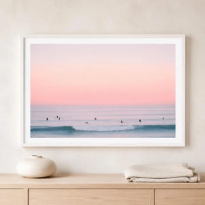 Fine Art Coastal Surf Print - Vintage California Beach House - Ocean Wall Art - Photography Print Home Decor Bild 7