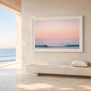 Fine Art Coastal Surf Print - Vintage California Beach House - Ocean Wall Art - Photography Print Home Decor Bild 10