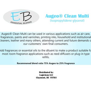 Diffuser Base Oil - Augeo Multi Clean