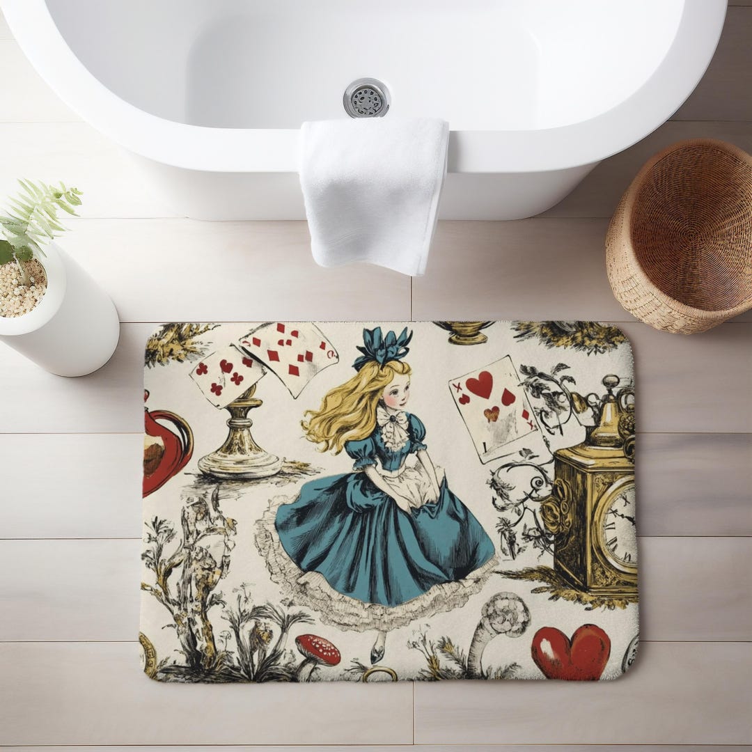 Alice In Wonderland Bathroom Decor