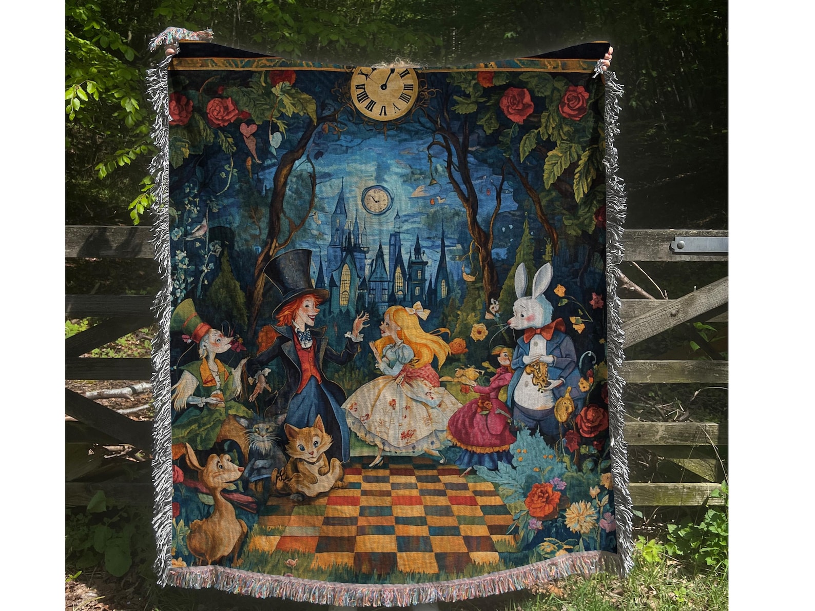 Alice in Wonderland Blanket