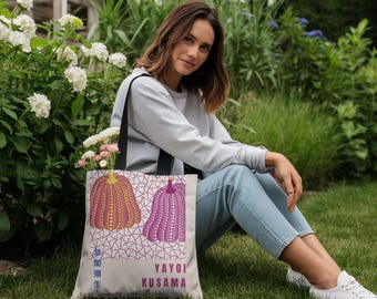 Yayoi Kusama Pumpkin Tote Bag - CMA Cleveland Museum of Art