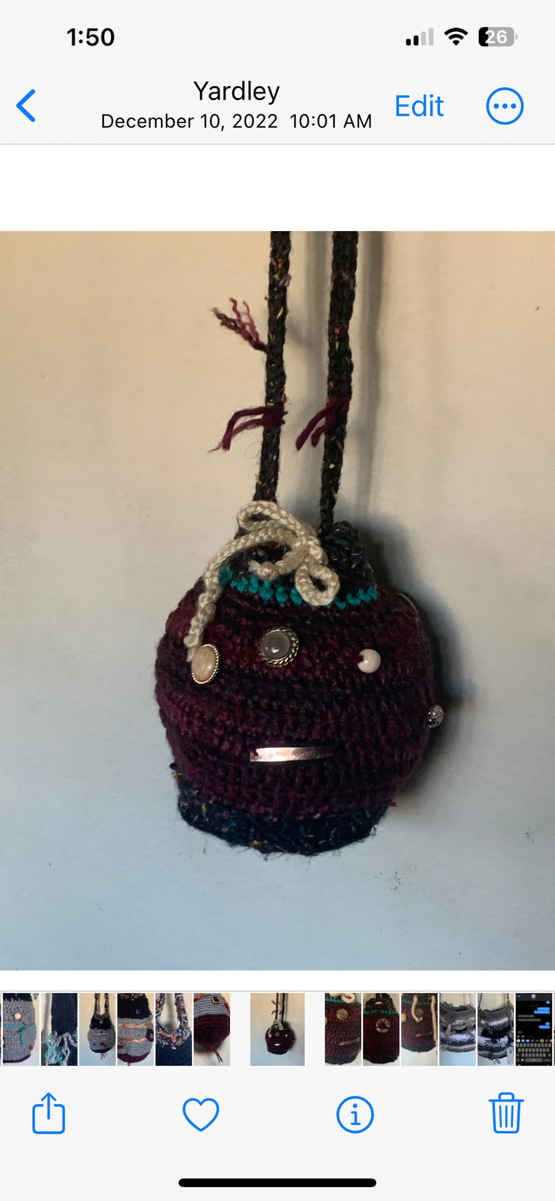 Crochet Hippie Bag Etsy