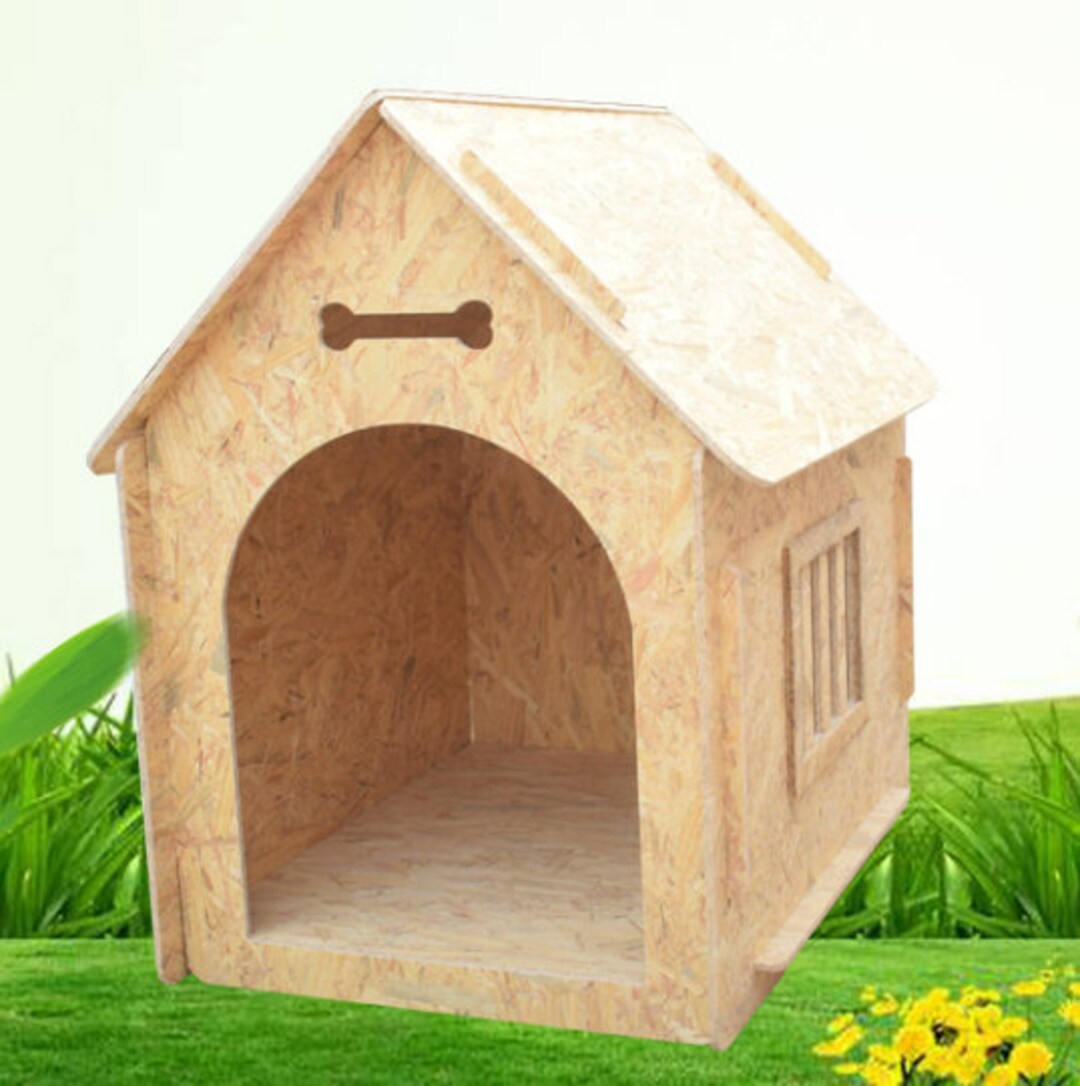 Doghouse Wooden House Teddy Small and Mediumsized Dog House Etsy