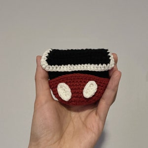 Handgemachte Tasche, Gehäkelte Tasche, Disney Geschenk, Mickey Mouse Tasche, Lässige Mini Einkaufstasche, Mickey Mouse Dressing Kostüm