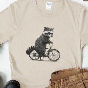 Graphic Tee Mens - Racoon Shirt - Funny Racoon Shirt - Nature T-Shirt - Gift for Men