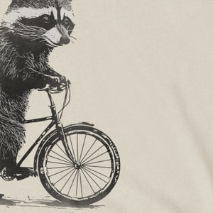 Graphic Tee Mens Racoon Shirt Funny Racoon Shirt Nature T-Shirt Gift for Men image 2