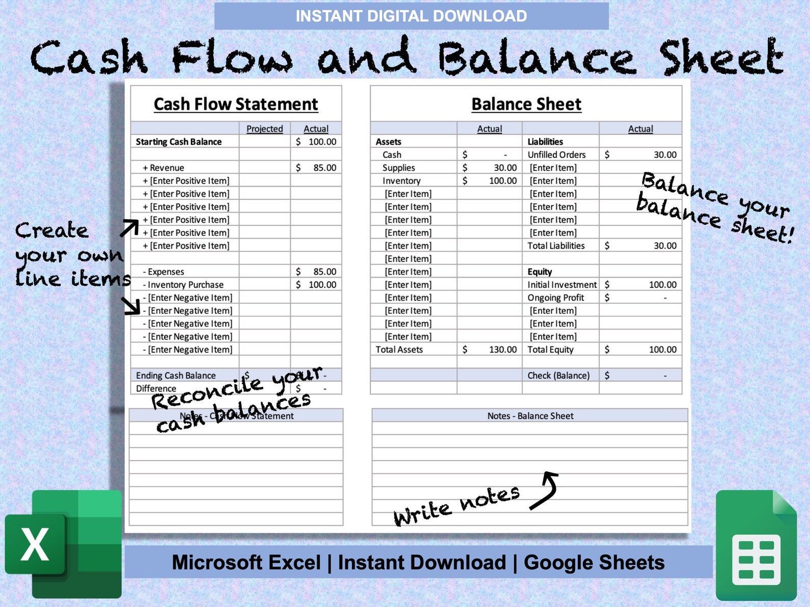 Small Business Bookkeeping Template Spreadsheet: Easy Income and Small Business Bookkeeping Template Spreadsheet: Easy Income and