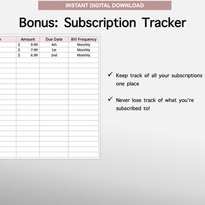 Weekly Paycheck Budget Tracker Spreadsheet | Budget by Paycheck | Weekly Budget Planner Template | Google Sheets | Microsoft Excel image 7