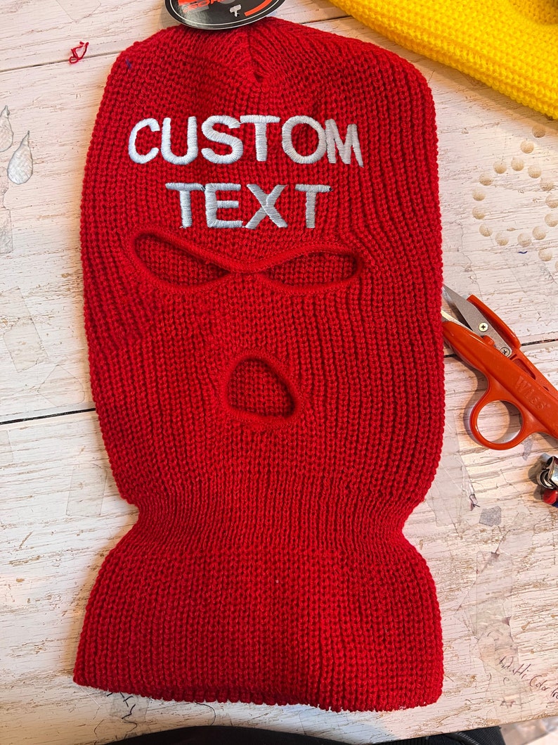 Customize Your Ski Mask for Maximum Style and Warmth Etsy