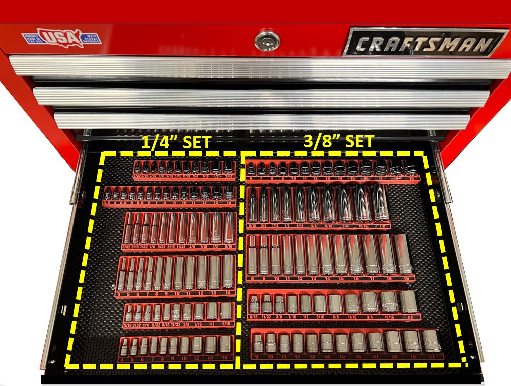 Craftsman foam socket organizer discount