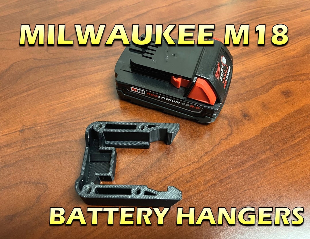Milwaukee M18 Battery Hangers Etsy