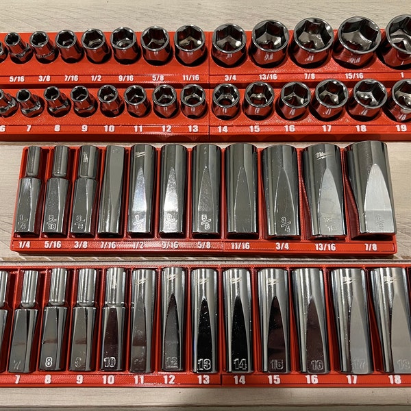 Milwaukee Compatible Socket Organizers - No More Searching and Squinting!