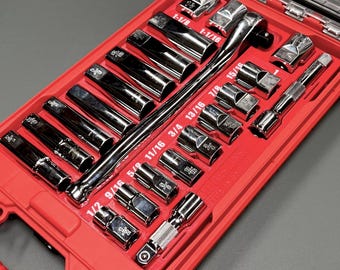 Insert Compatible with Milwaukee 1/2" Ratchet & Socket (22-Piece 48-22-9410)