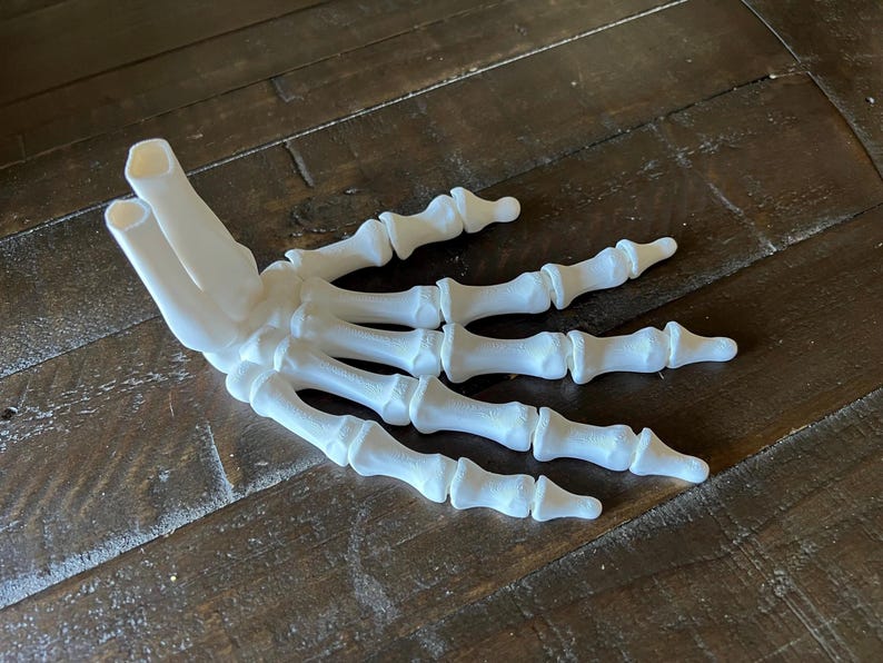 3D Printed Articulated Skeleton Hands and Feet Etsy