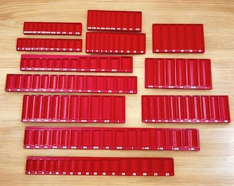 Socket Organizers Compatible with Craftsman - No More Searching and Squinting!
