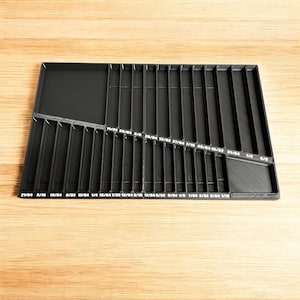 Extra Large Drill Bit Organizer - Neatly Organize Your Bits
