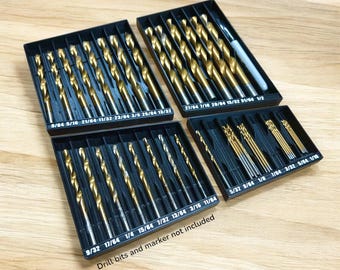 Drill Bit Organizer - Neatly Organize Your Bits