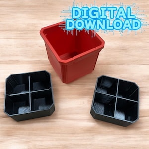 Digital 3D Print File for Premium Bin Inserts compatible with Milwaukee
