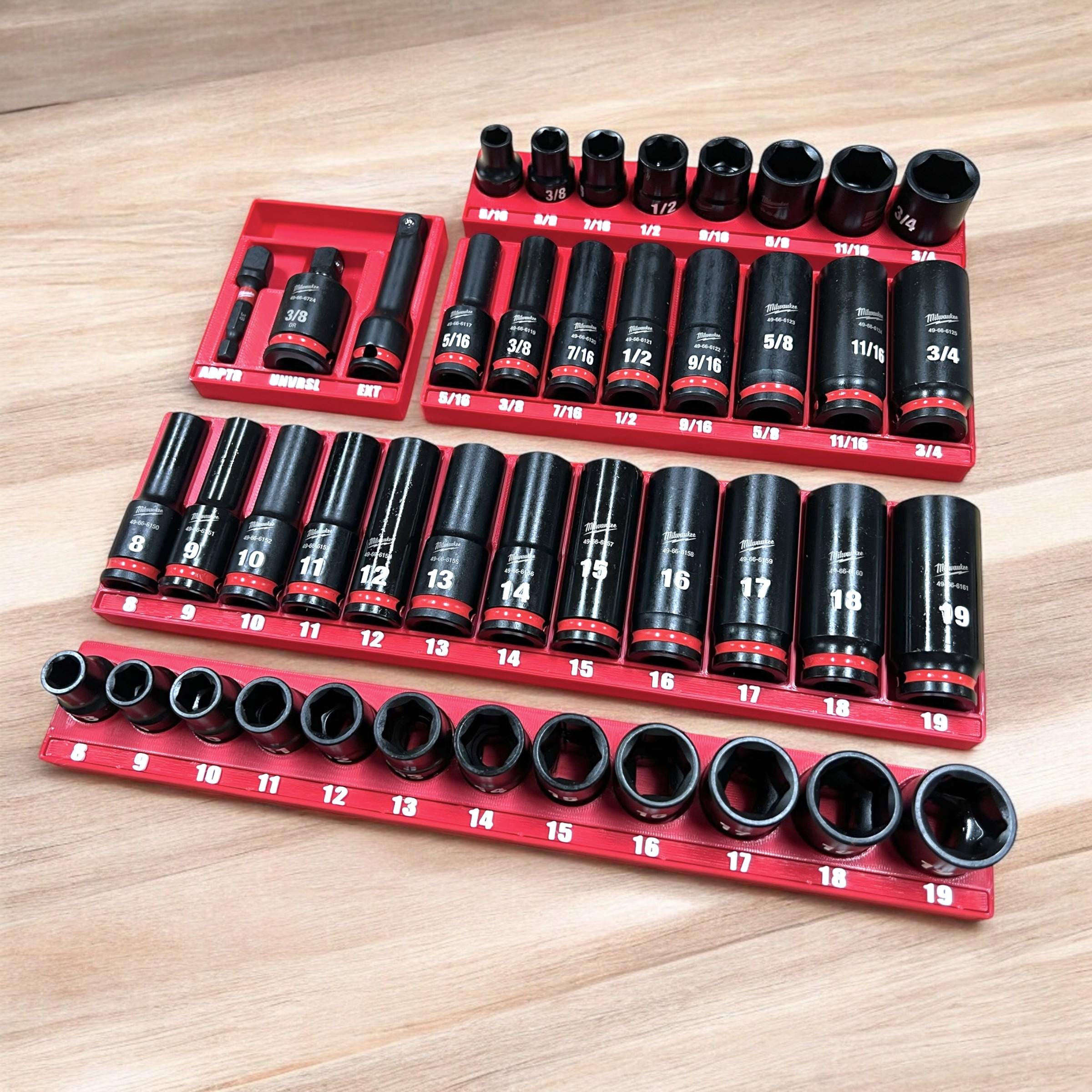Assortiment dopsleutels 3/4 inch zeskant metrisch - Würth