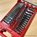 Packout Insert: Milwaukee 3/8" Ratchet & Socket (56-Piece 48-22-9008) Compatible